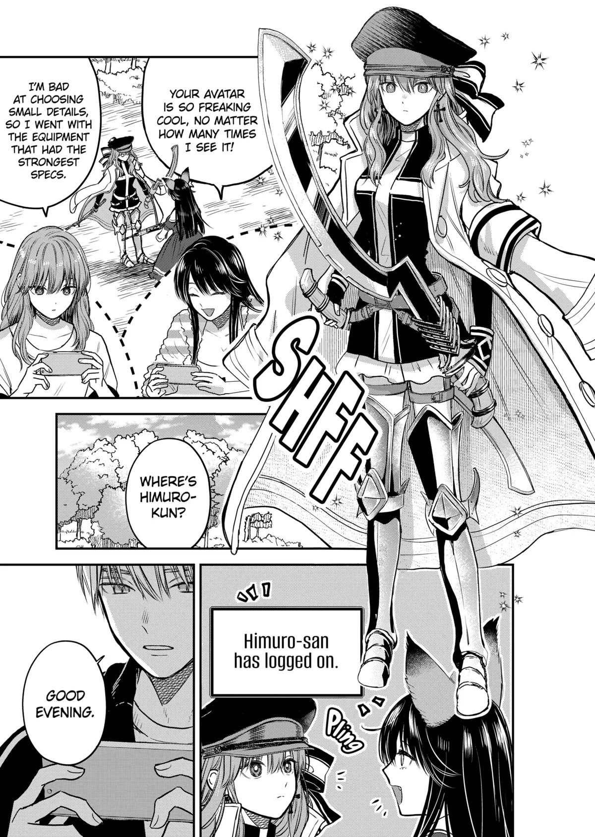 Ice Guy and the Cool Female Colleague Chapter 31.5 page 7 - Chapter 31.5: Special Story: Online Game