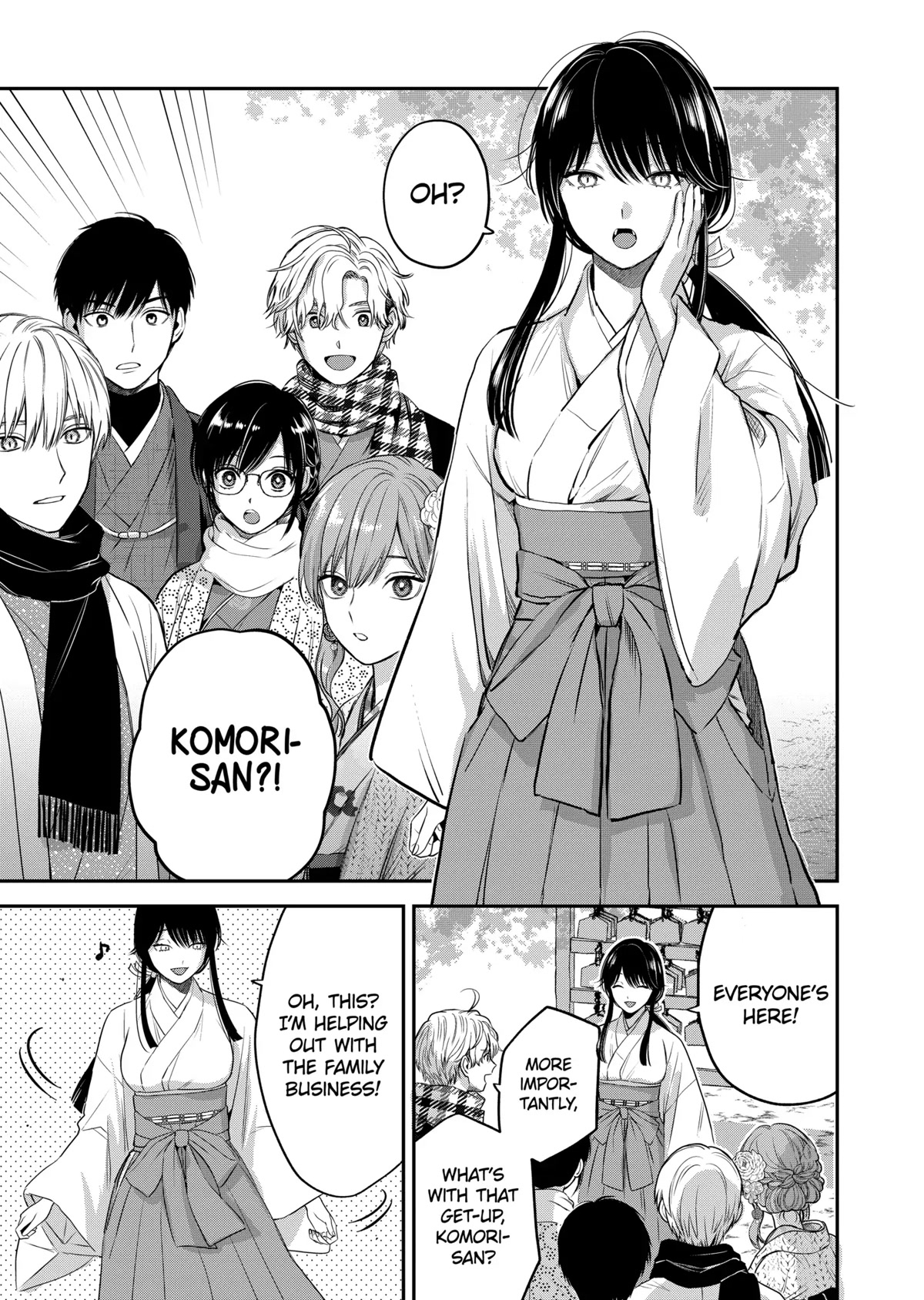 Ice Guy and the Cool Female Colleague Chapter 35.5 page 12 - Chapter 35.5: Special Story: Visiting the Shrine on New Year's Day Together