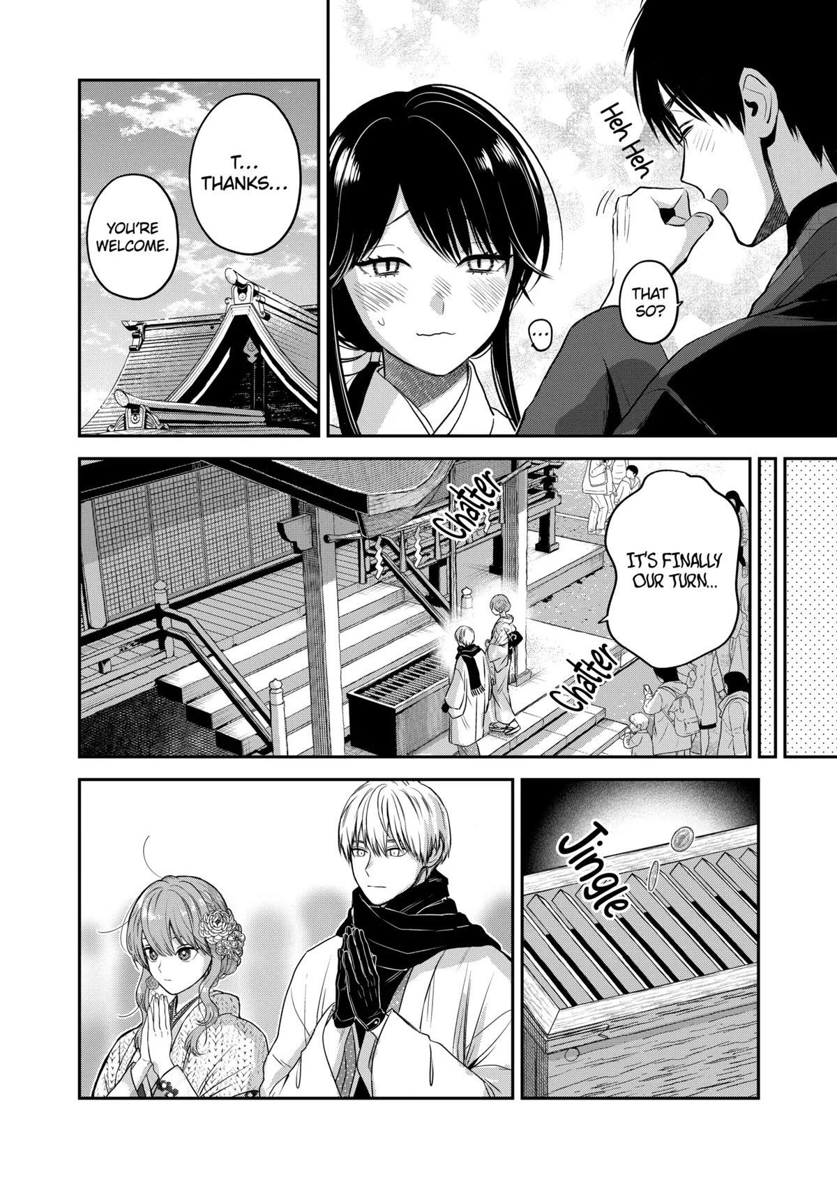 Ice Guy and the Cool Female Colleague Chapter 35.5 page 17 - Chapter 35.5: Special Story: Visiting the Shrine on New Year's Day Together