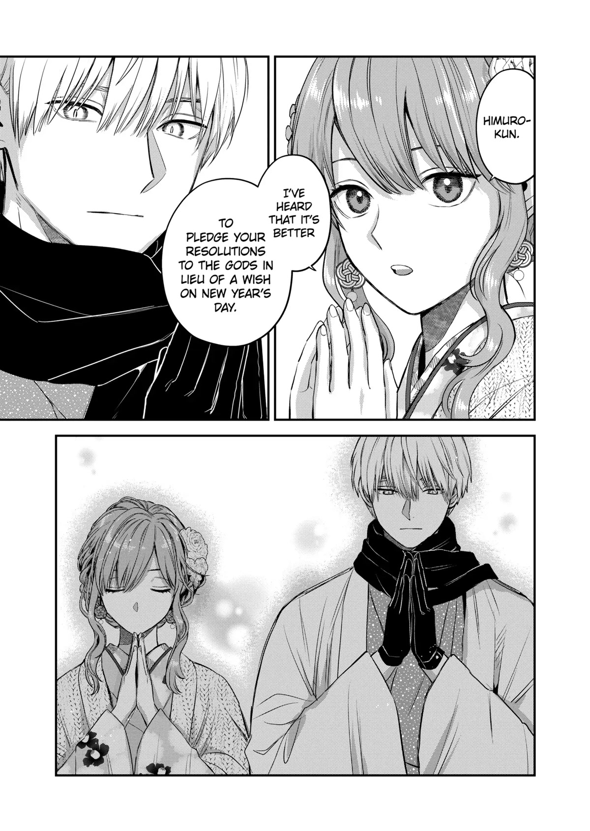 Ice Guy and the Cool Female Colleague Chapter 35.5 page 18 - Chapter 35.5: Special Story: Visiting the Shrine on New Year's Day Together