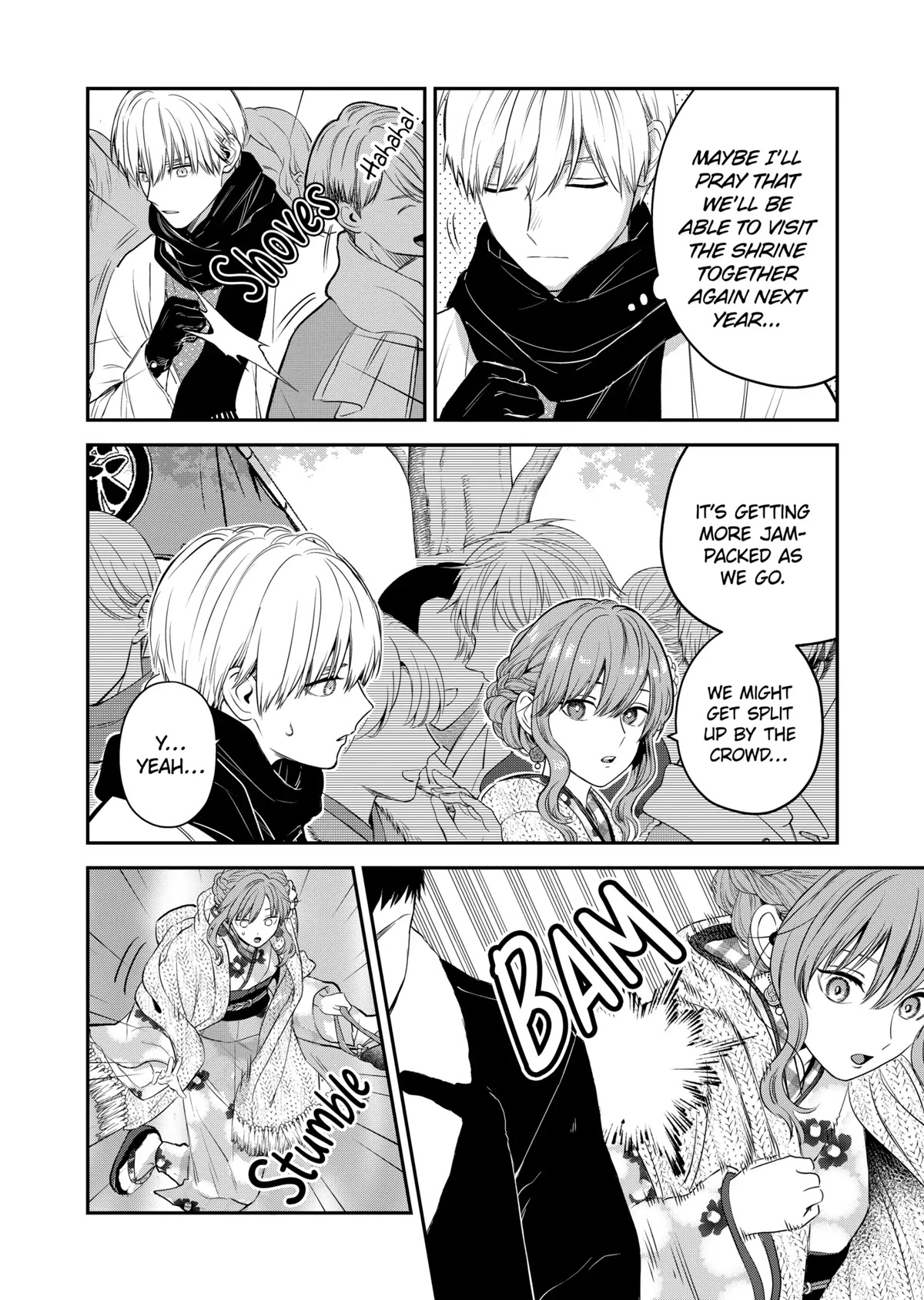 Ice Guy and the Cool Female Colleague Chapter 35.5 page 6 - Chapter 35.5: Special Story: Visiting the Shrine on New Year's Day Together