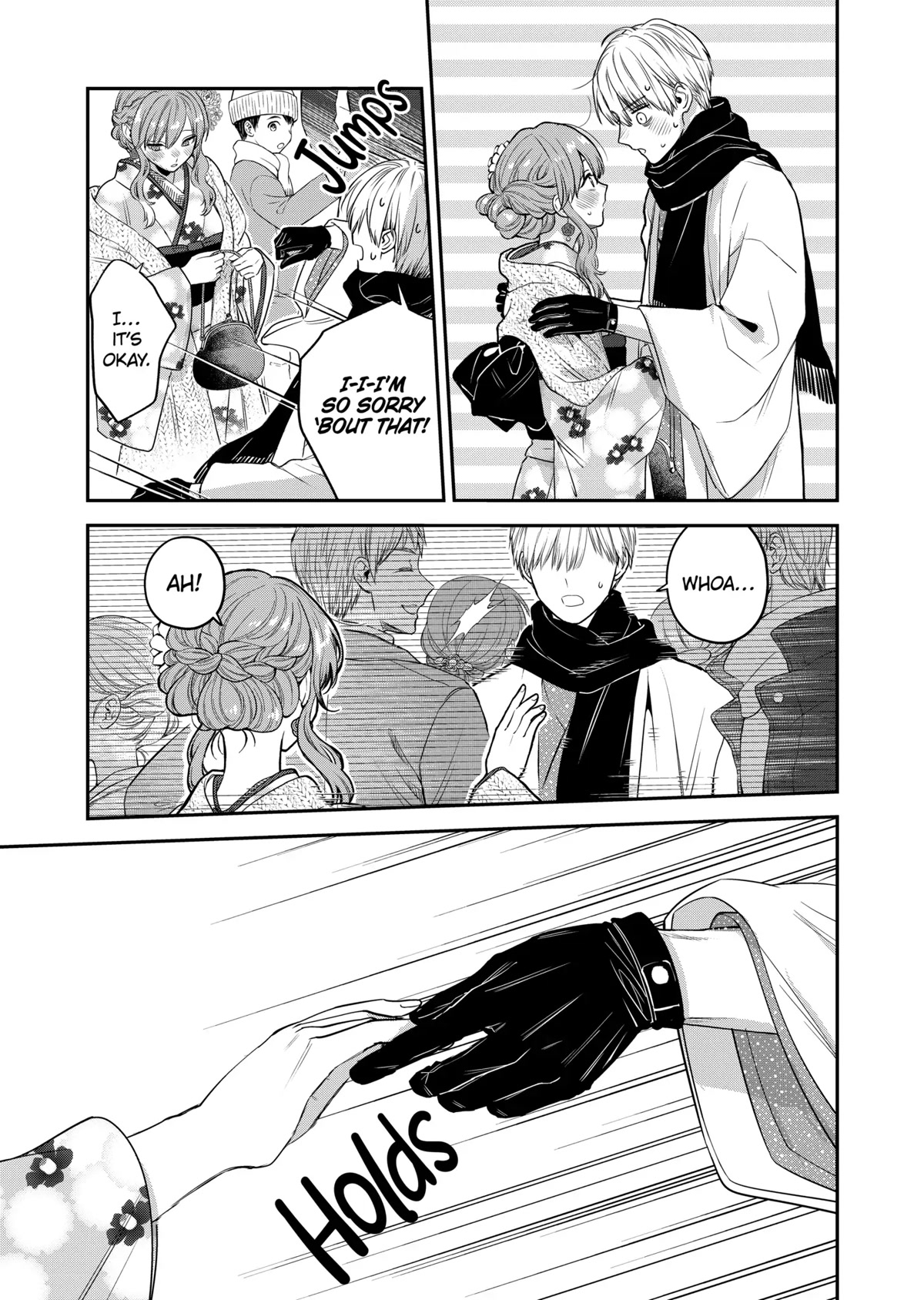 Ice Guy and the Cool Female Colleague Chapter 35.5 page 9 - Chapter 35.5: Special Story: Visiting the Shrine on New Year's Day Together