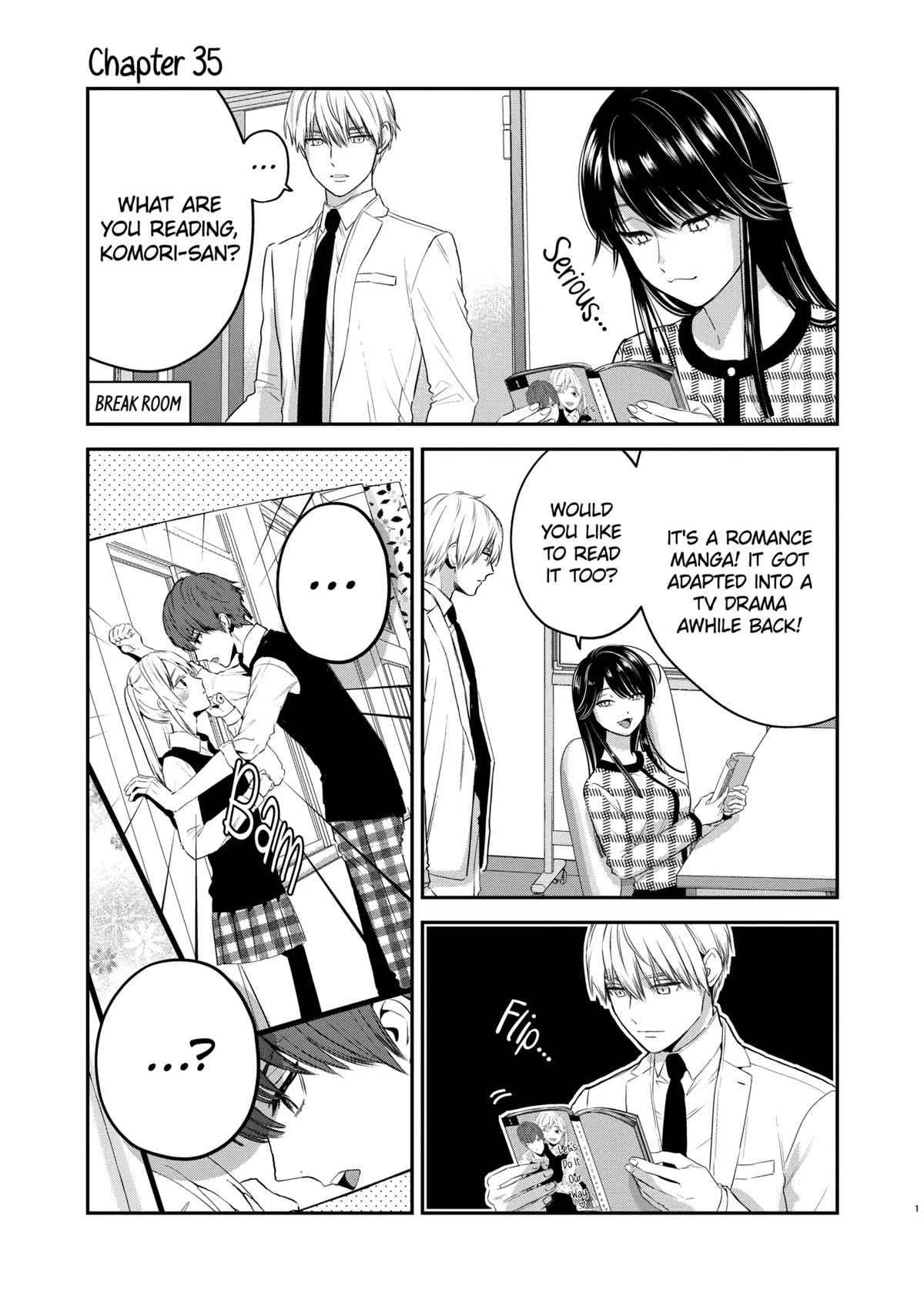 Ice Guy and the Cool Female Colleague Chapter 35 page 1 - Chapter 35