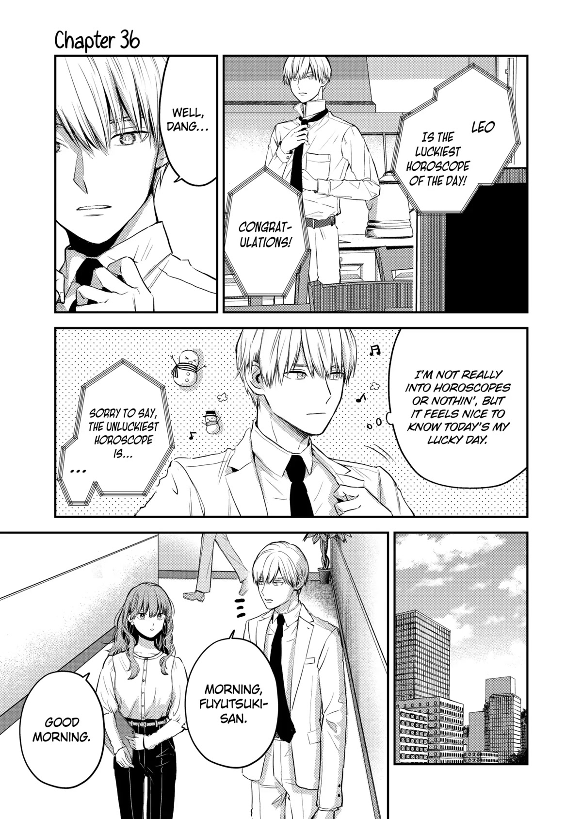 Ice Guy and the Cool Female Colleague Chapter 36 page 1 - Chapter 36