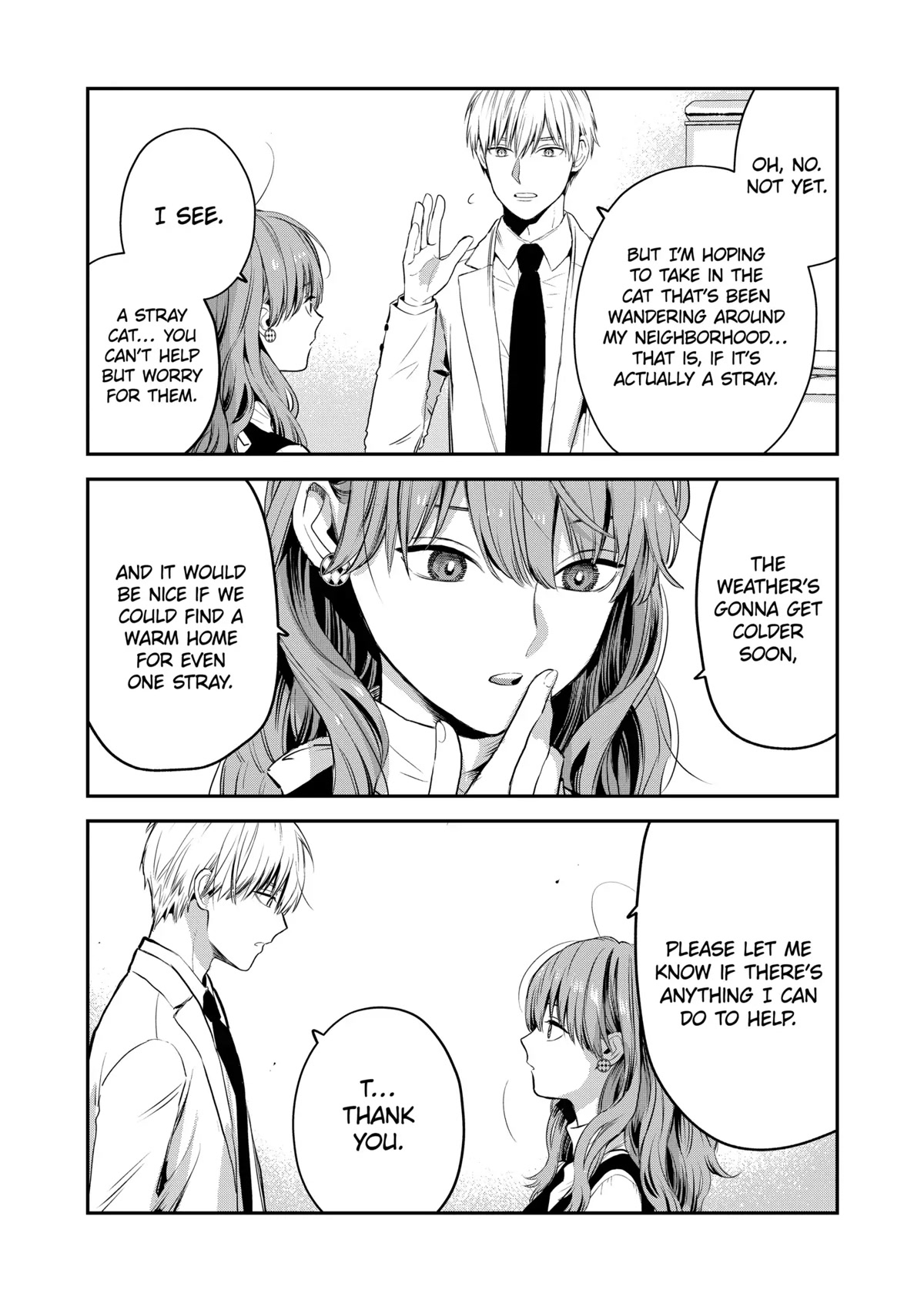 Ice Guy and the Cool Female Colleague Chapter 37.5 page 10 - Chapter 37.5: Special Story: Encounter with a Stray Cat