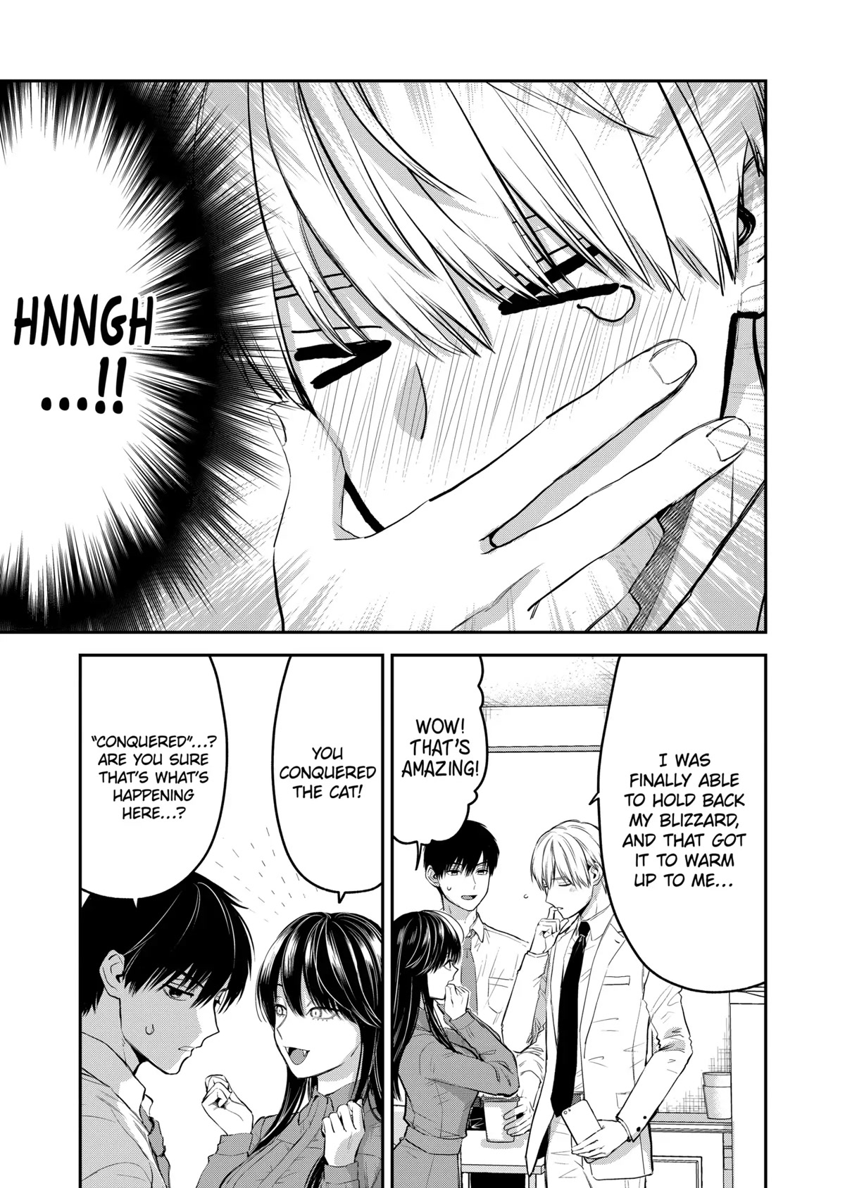 Ice Guy and the Cool Female Colleague Chapter 37.5 page 7 - Chapter 37.5: Special Story: Encounter with a Stray Cat