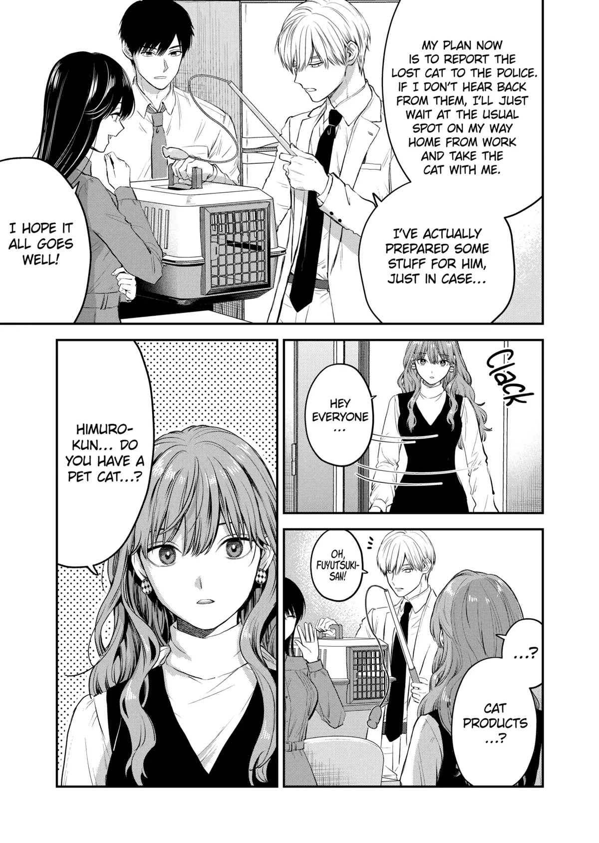 Ice Guy and the Cool Female Colleague Chapter 37.5 page 9 - Chapter 37.5: Special Story: Encounter with a Stray Cat