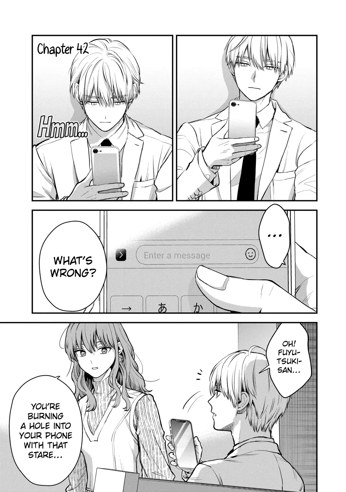 Ice Guy and the Cool Female Colleague Chapter 42 page 1 - Chapter 42