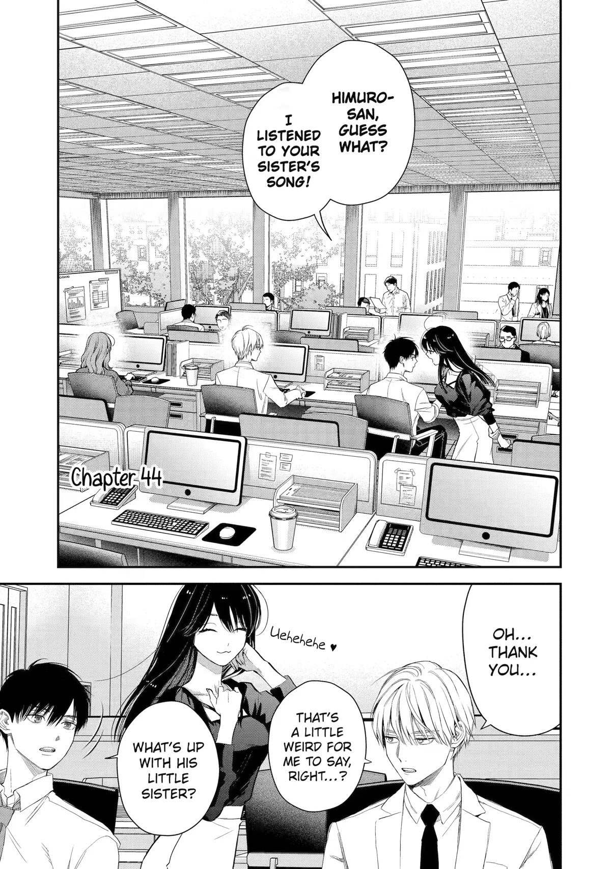 Ice Guy and the Cool Female Colleague Chapter 44 page 1 - Chapter 44
