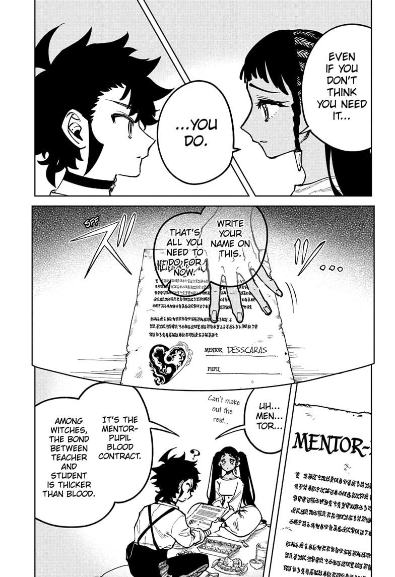 Ichi the Witch Chapter 22 page 5 - Chapter 22: Mentor-Pupil Blood Contract