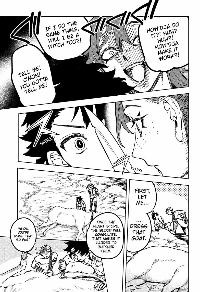 Ichi the Witch Chapter 24 page 13 - Chapter 24: Gokuraku and Male Witches