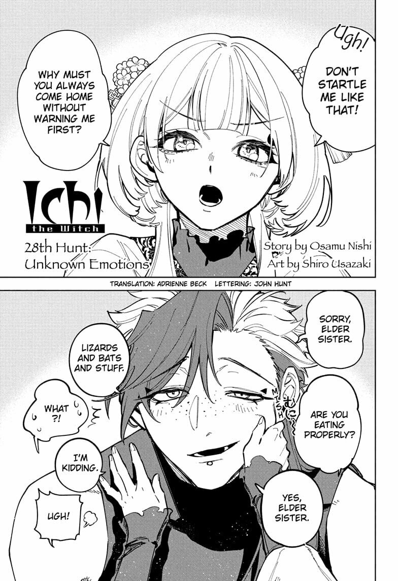 Ichi the Witch Chapter 28 page 1 - Chapter 28: Unknown Emotions
