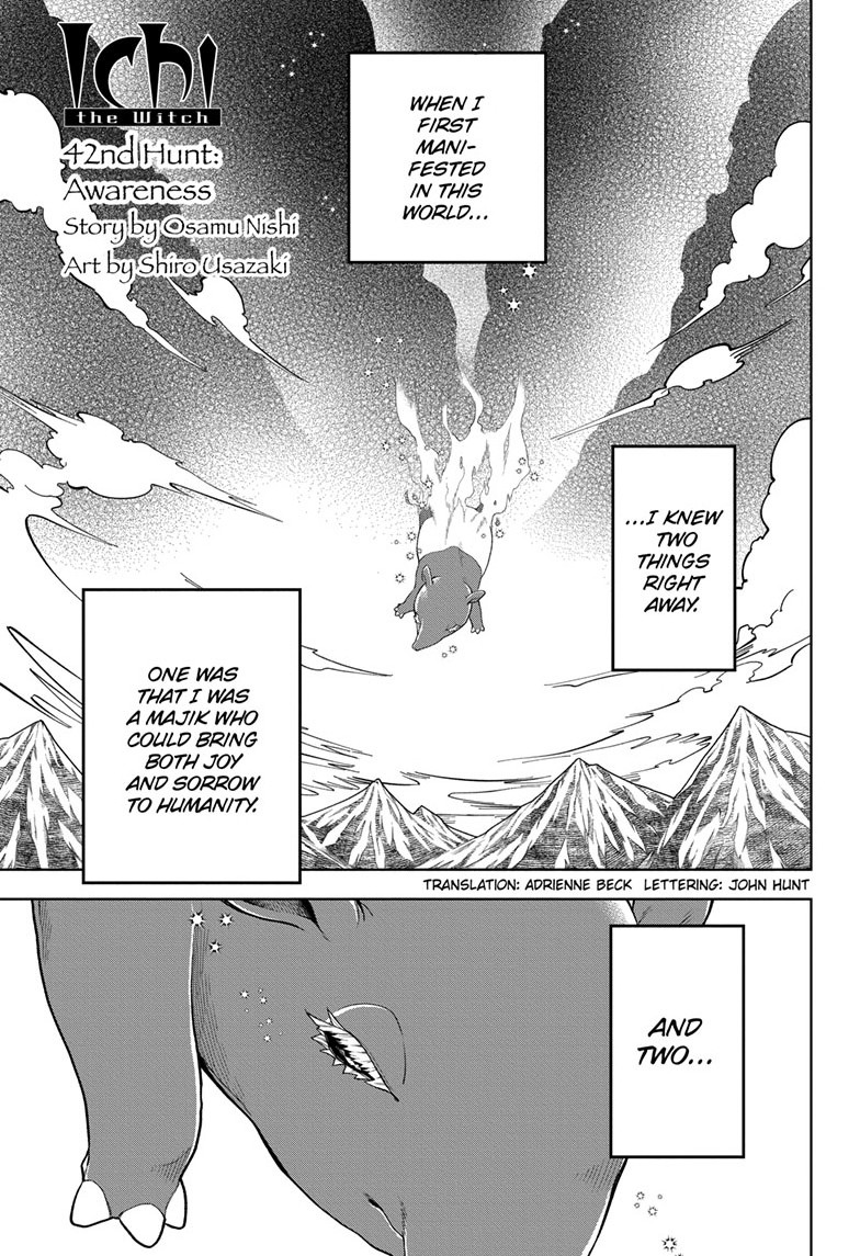 Ichi the Witch Chapter 42 page 1 - Chapter 42: Awareness