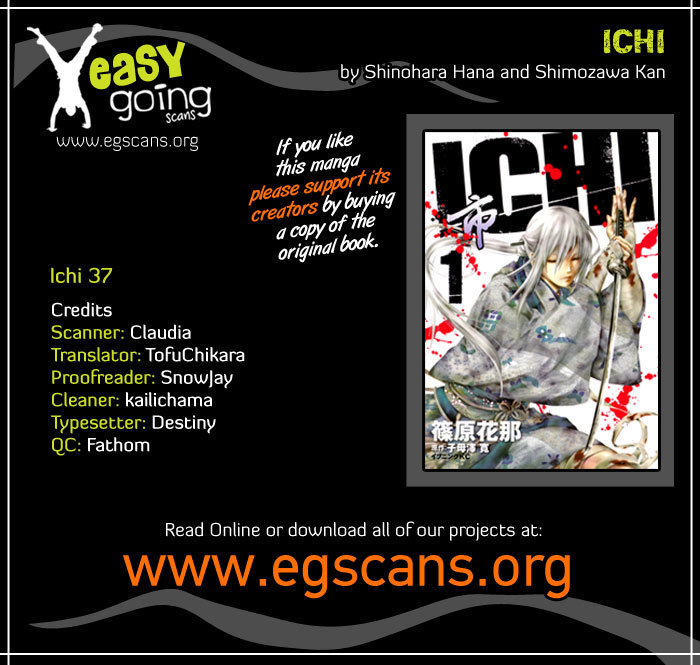 Ichi Chapter 37 page 1 - Chapter 37: Kiyokawa's Path