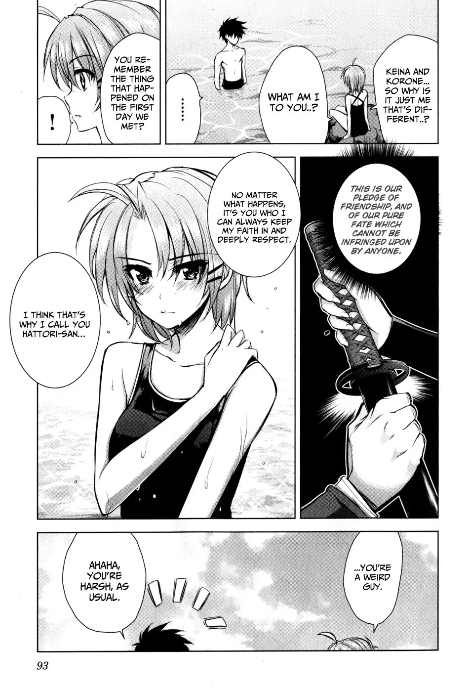 Ichiban Ushiro no Daimaou Chapter 32 page 11 - Chapter 32 : The Seaside School of My Adoration