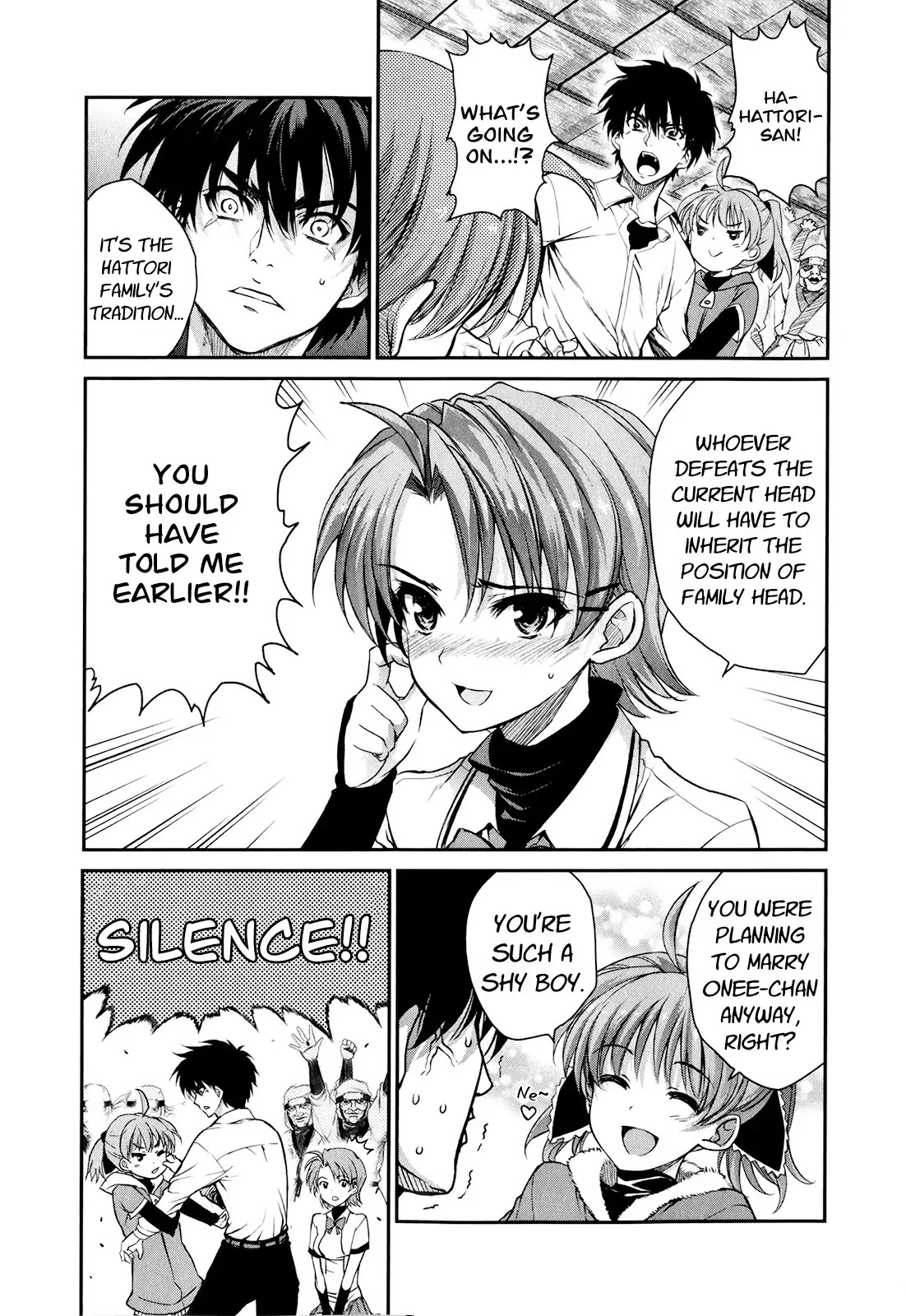 Ichiban Ushiro no Daimaou Chapter 46 page 12 - Chapter 46 : Hattori, Family conference!!