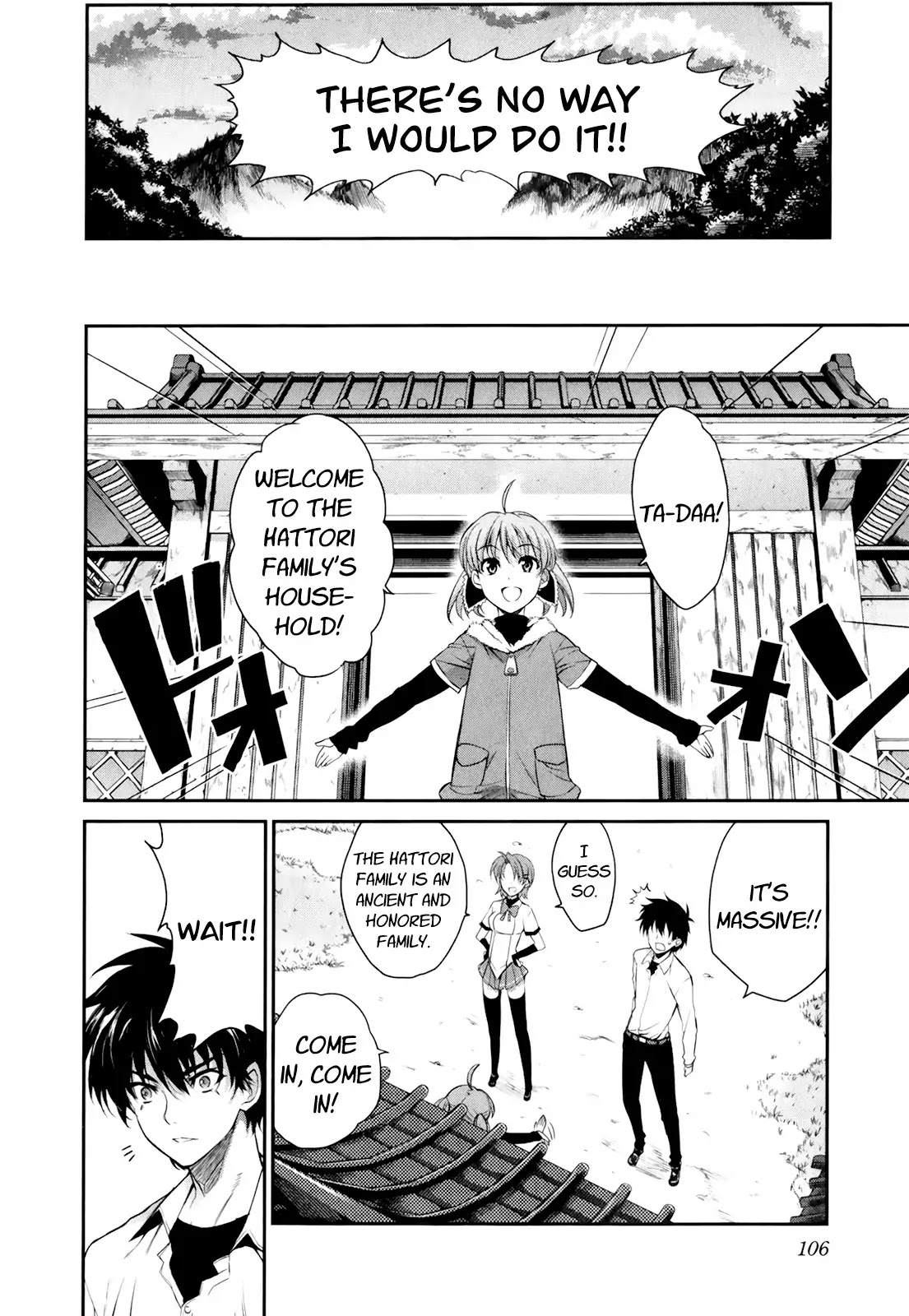 Ichiban Ushiro no Daimaou Chapter 46 page 7 - Chapter 46 : Hattori, Family conference!!
