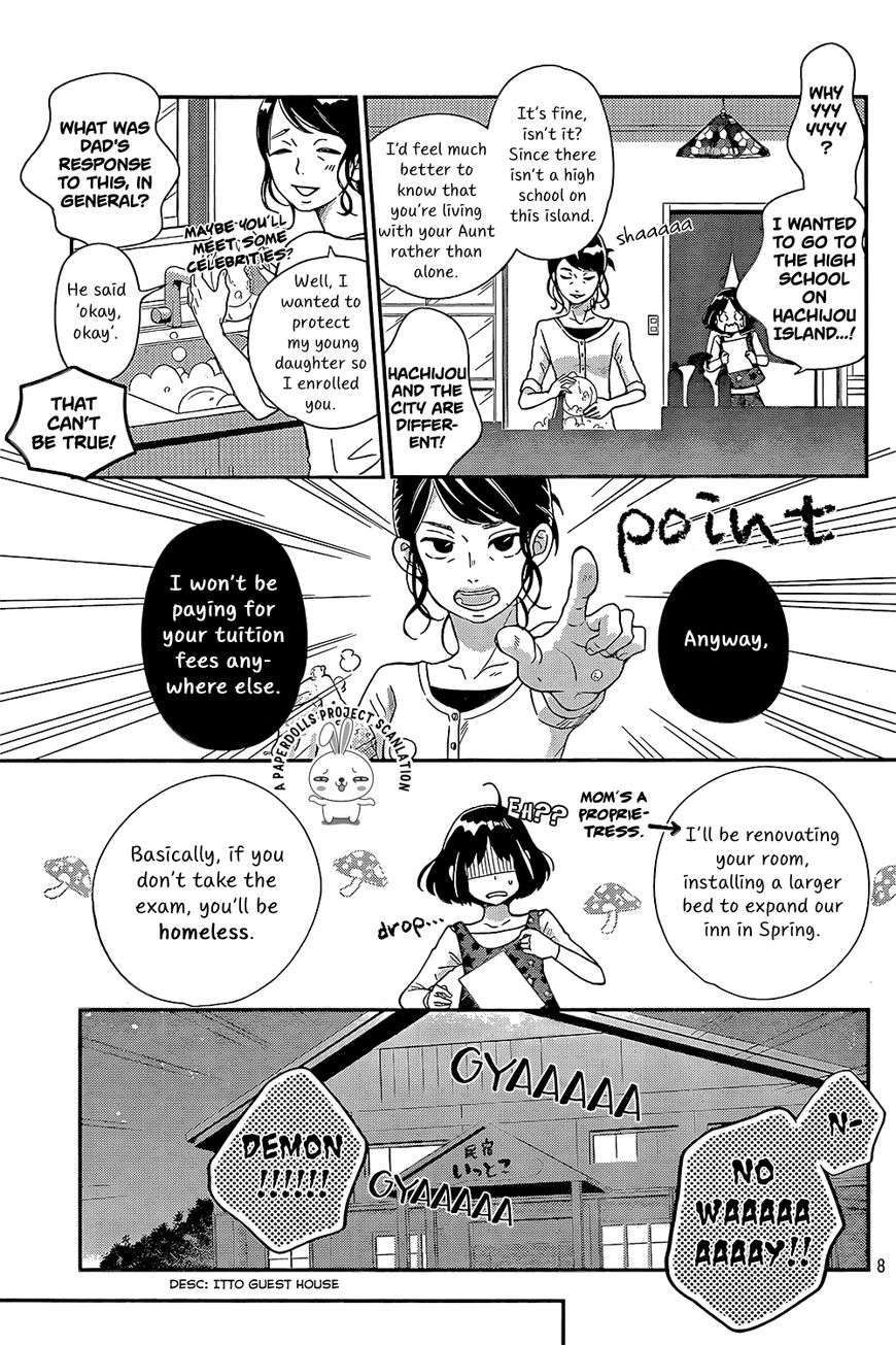 Ichibanboshi Kirari Chapter 1 page 8 - Chapter 1 : Star 1: The girl who came from the island