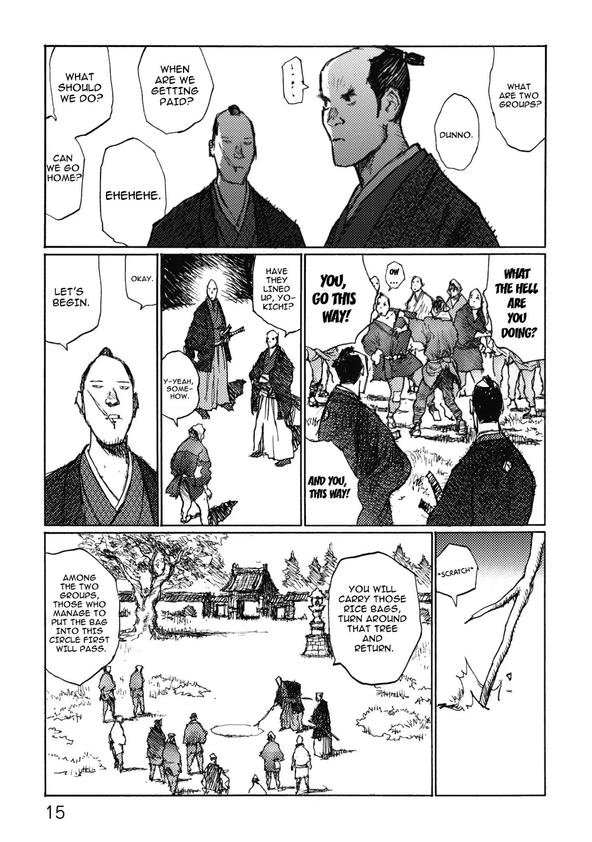 Ichigeki (MATSUMOTO Jiro) Chapter 1 page 14 - Chapter 1: A Struggle to the Death in 90 meters