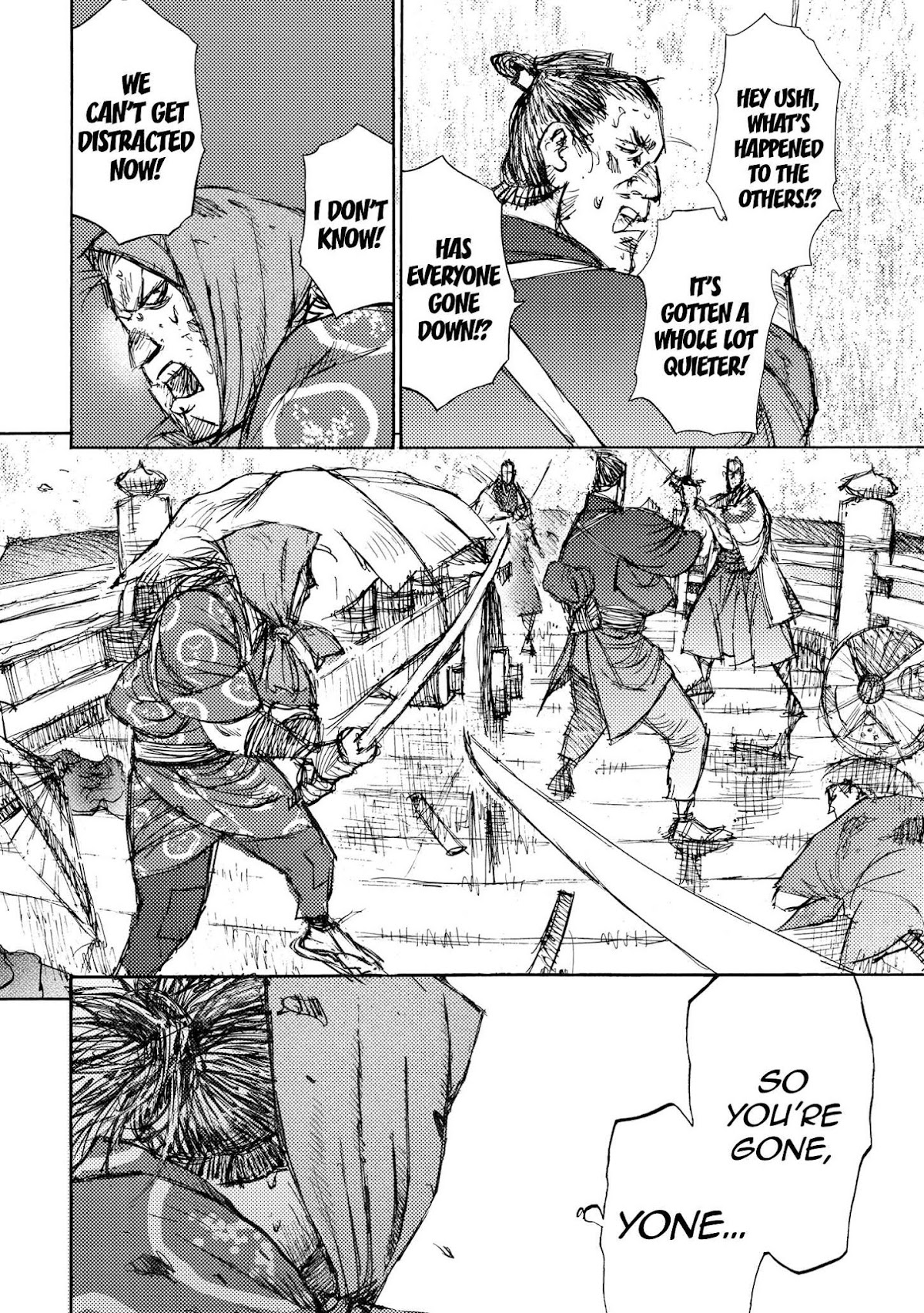 Ichigeki (MATSUMOTO Jiro) Chapter 32 page 34 - Chapter 32: The Battle of Kanasugi Bridge - Three