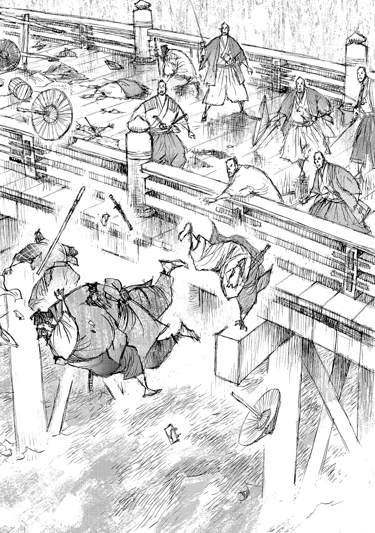 Ichigeki (MATSUMOTO Jiro) Chapter 34 page 26 - Chapter 34: The Battle of Kanasugi Bridge - Five