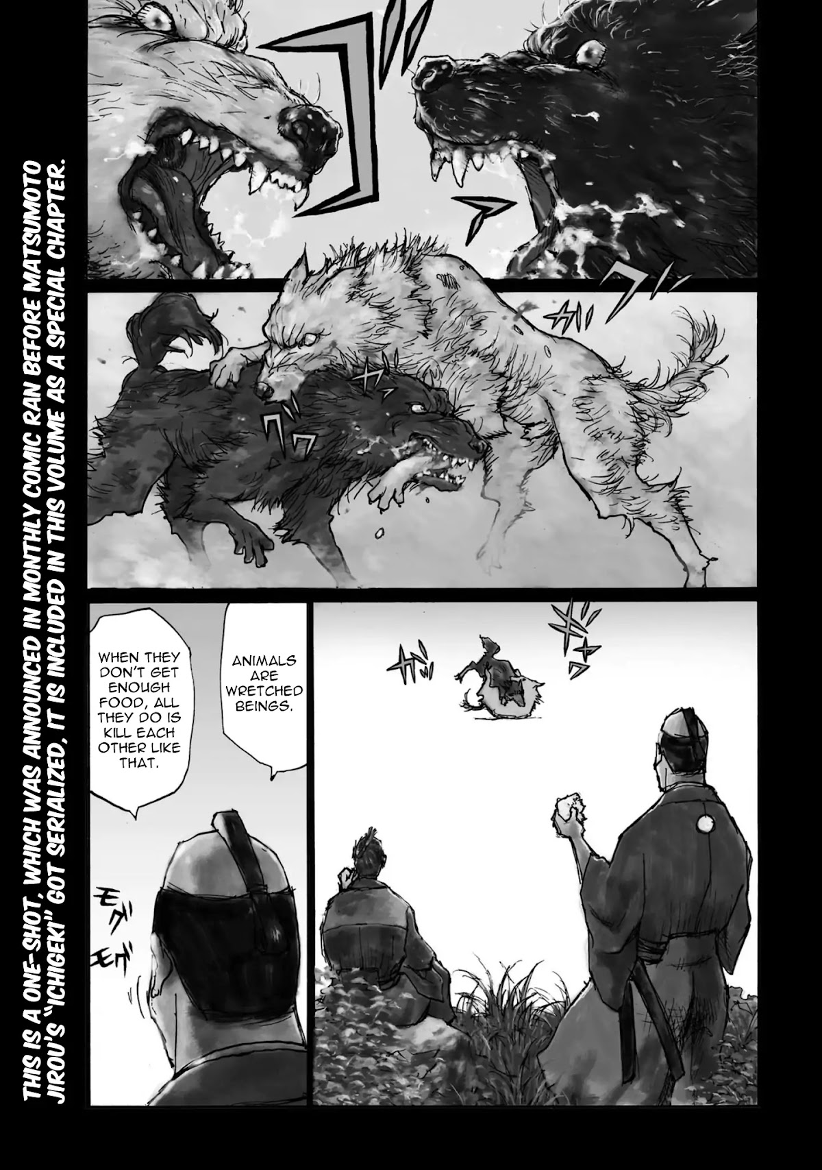 Ichigeki (MATSUMOTO Jiro) Chapter 5.5 page 1 - Chapter 5.5: The Life of A Dog