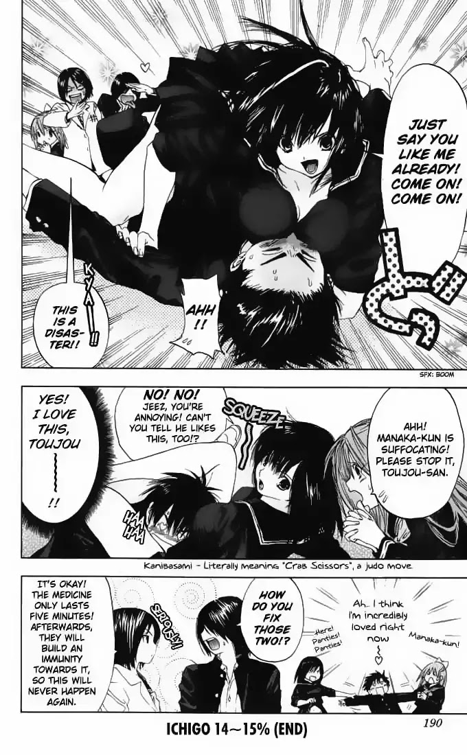 Ichigo 100% Chapter 152.5 page 4 - Chapter 152.5: Omake: Ichigo 14~15%