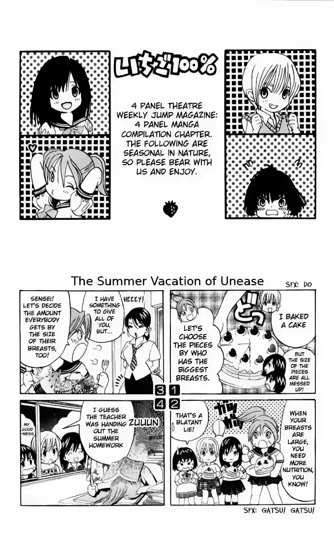 Ichigo 100% Chapter 80.5 page 1 - Chapter 80.5: Omake: 4-koma Compilation