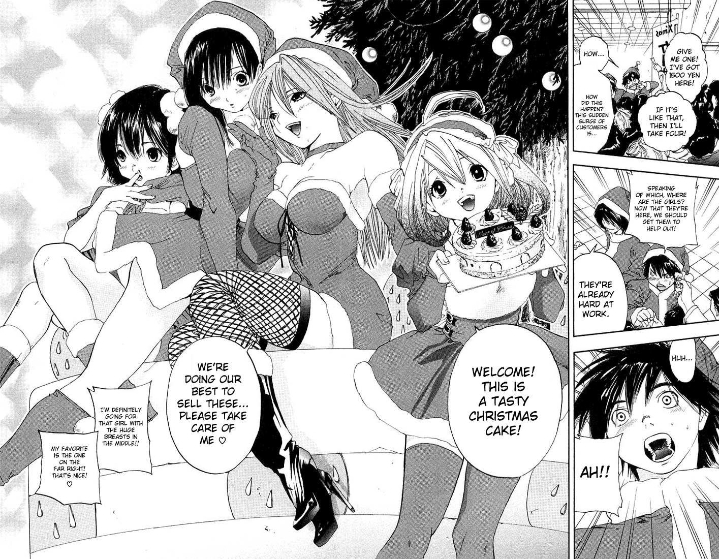 Ichigo 100% Chapter 90 page 10 - Chapter 90: Lots of Santas!!
