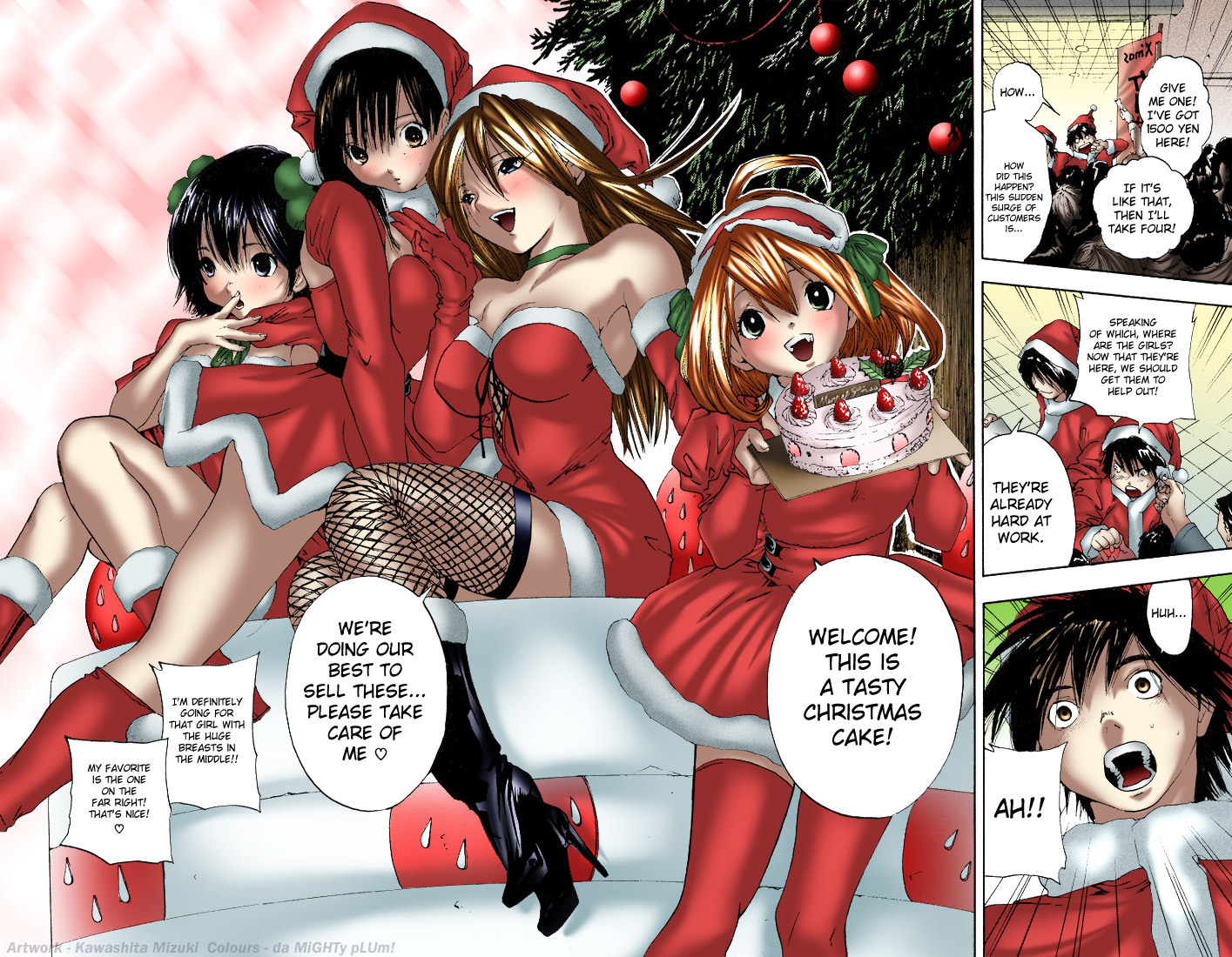 Ichigo 100% Chapter 90 page 25 - Chapter 90: Lots of Santas!!