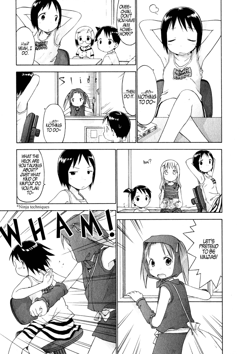 Ichigo Mashimaro Chapter 23 page 1 - Chapter 23: Playing Ninjas