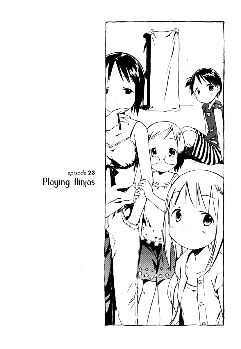 Ichigo Mashimaro Chapter 23 page 2 - Chapter 23: Playing Ninjas