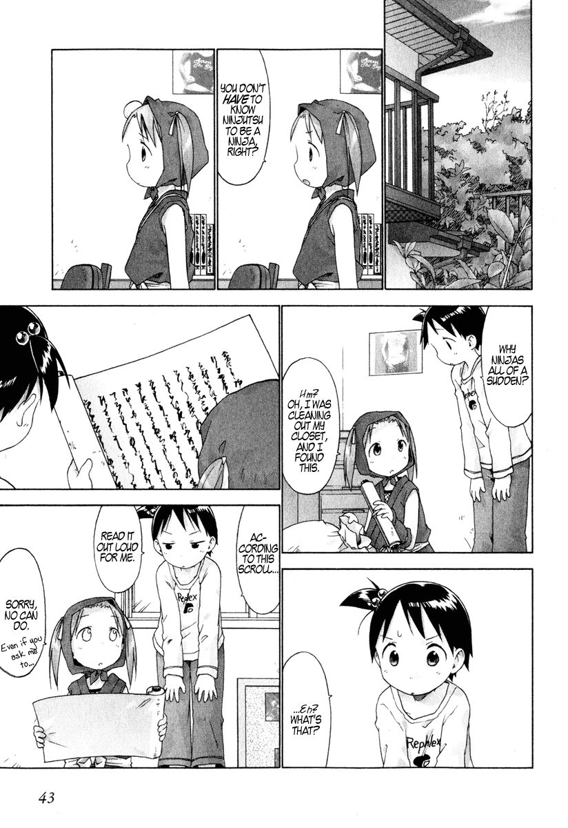 Ichigo Mashimaro Chapter 23 page 3 - Chapter 23: Playing Ninjas