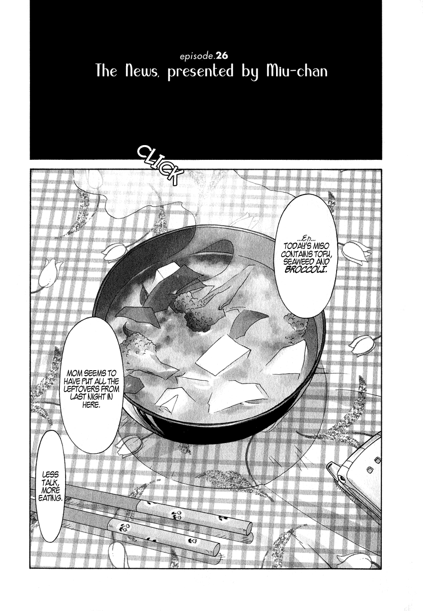 Ichigo Mashimaro Chapter 26 page 3 - Chapter 26: The News, Presented by Miu-chan