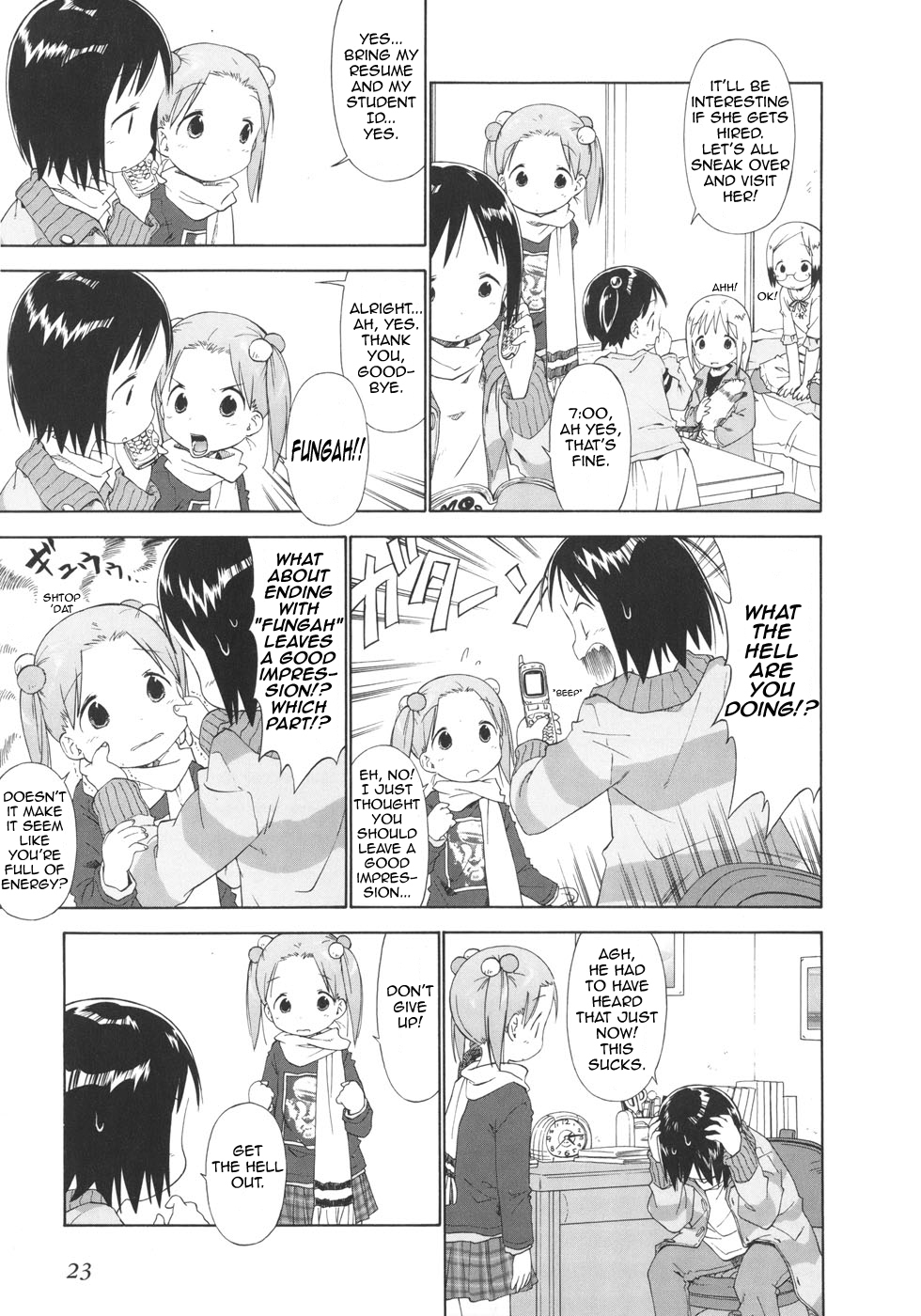Ichigo Mashimaro Chapter 42 page 5 - Chapter 42: Part-Time Job 2