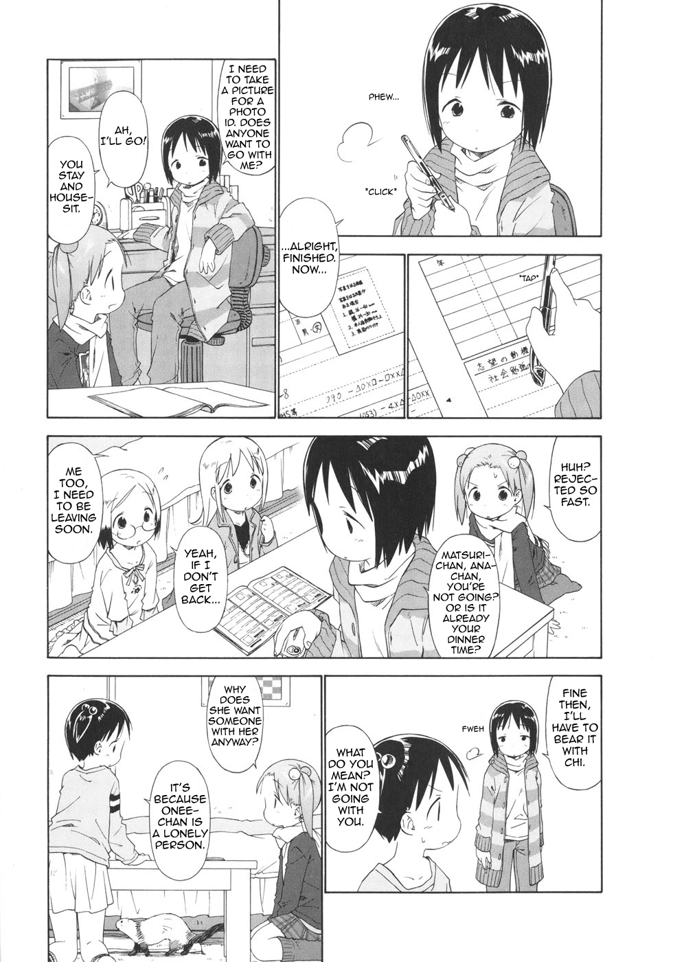 Ichigo Mashimaro Chapter 42 page 9 - Chapter 42: Part-Time Job 2