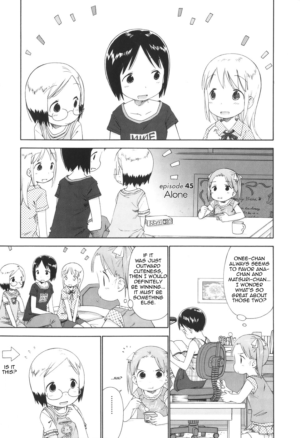 Ichigo Mashimaro Chapter 45 page 1 - Chapter 45: Alone