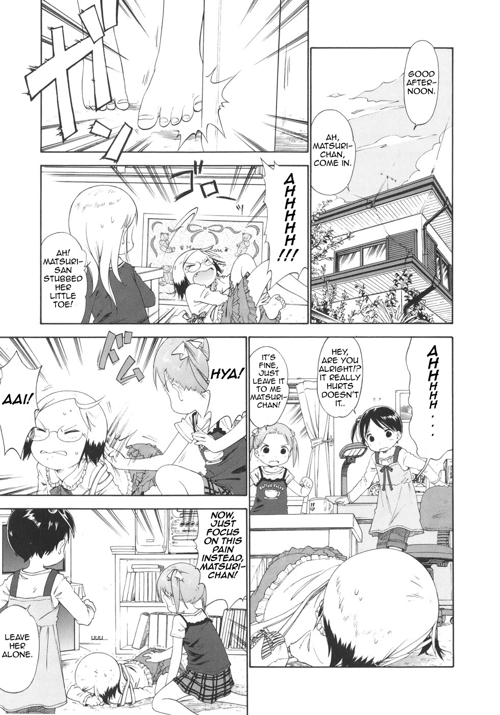 Ichigo Mashimaro Chapter 48 page 1 - Chapter 48: Matsuri-chan Rehabilitation Program