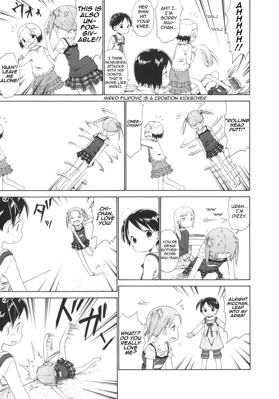 Ichigo Mashimaro Chapter 48 page 11 - Chapter 48: Matsuri-chan Rehabilitation Program