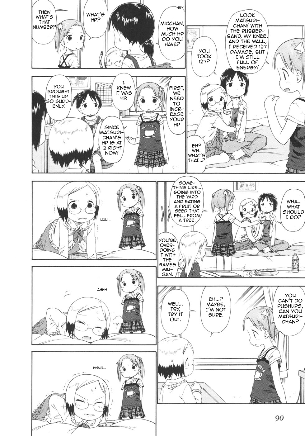 Ichigo Mashimaro Chapter 48 page 12 - Chapter 48: Matsuri-chan Rehabilitation Program