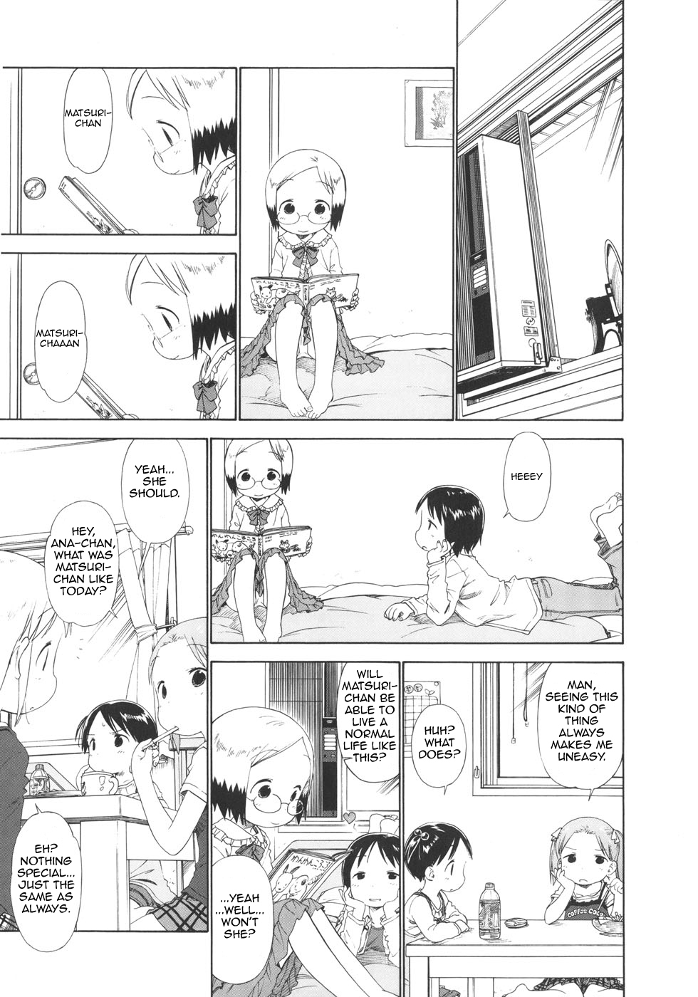 Ichigo Mashimaro Chapter 48 page 5 - Chapter 48: Matsuri-chan Rehabilitation Program