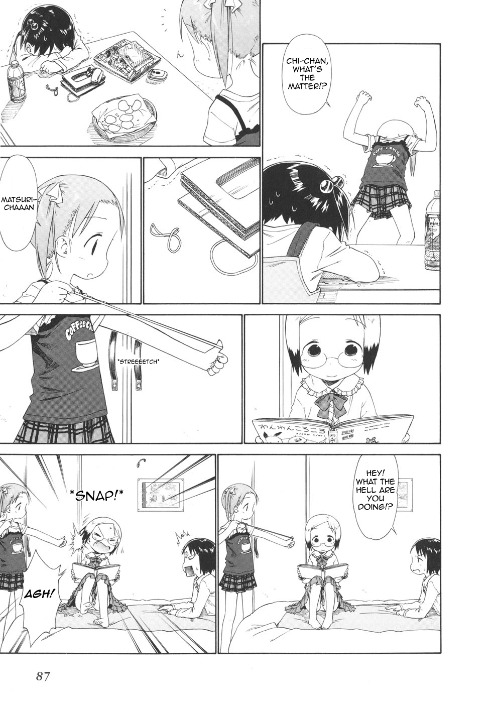 Ichigo Mashimaro Chapter 48 page 9 - Chapter 48: Matsuri-chan Rehabilitation Program