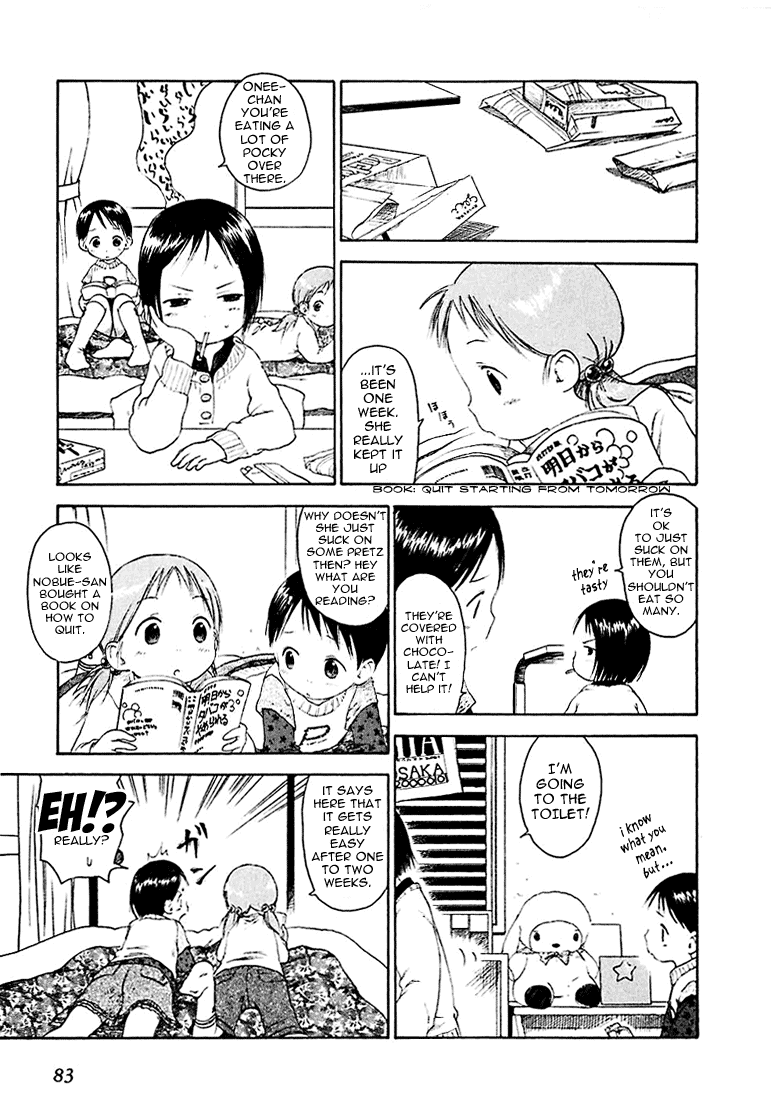 Ichigo Mashimaro Chapter 5 page 13 - Chapter 5: Giving Up Smoking