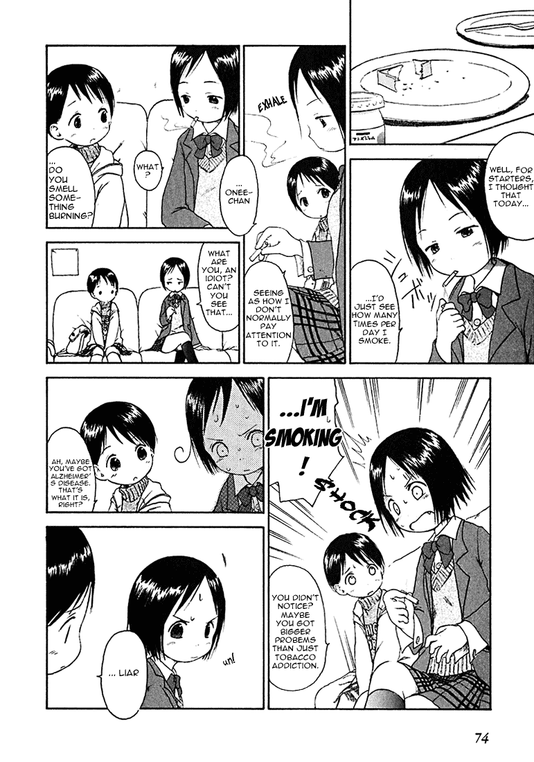 Ichigo Mashimaro Chapter 5 page 4 - Chapter 5: Giving Up Smoking