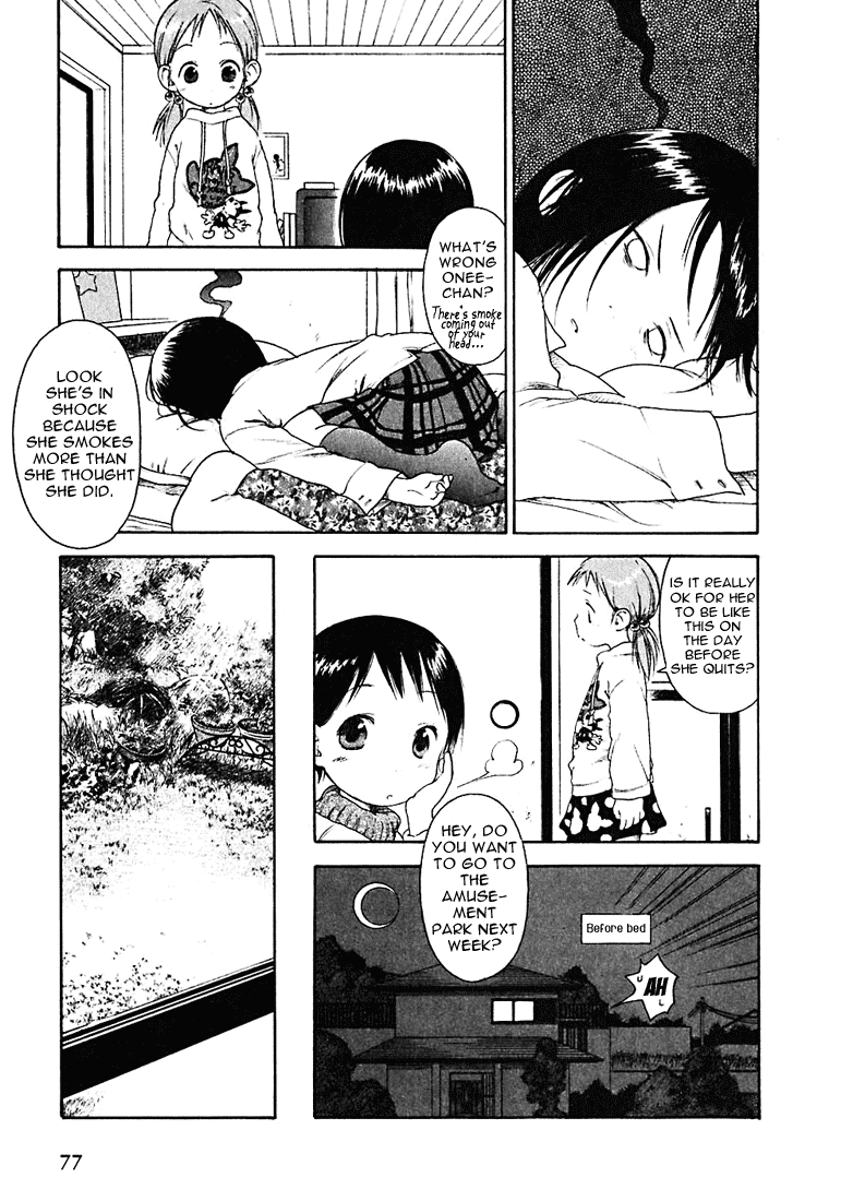 Ichigo Mashimaro Chapter 5 page 7 - Chapter 5: Giving Up Smoking