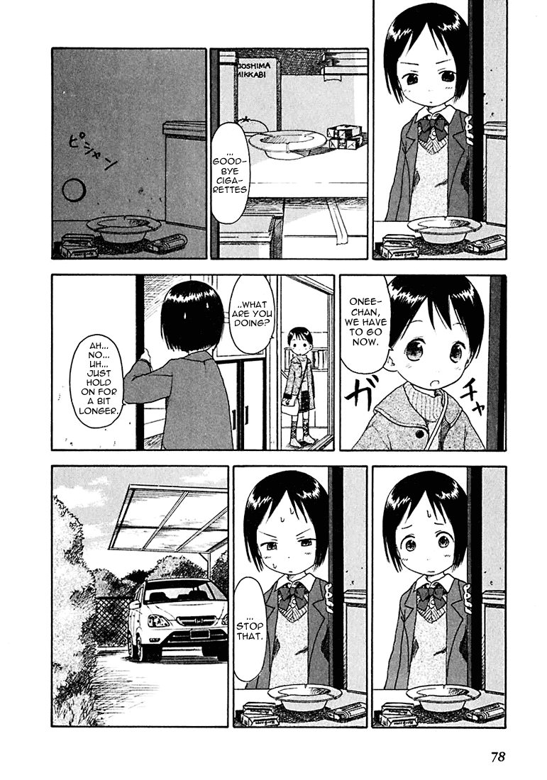 Ichigo Mashimaro Chapter 5 page 8 - Chapter 5: Giving Up Smoking
