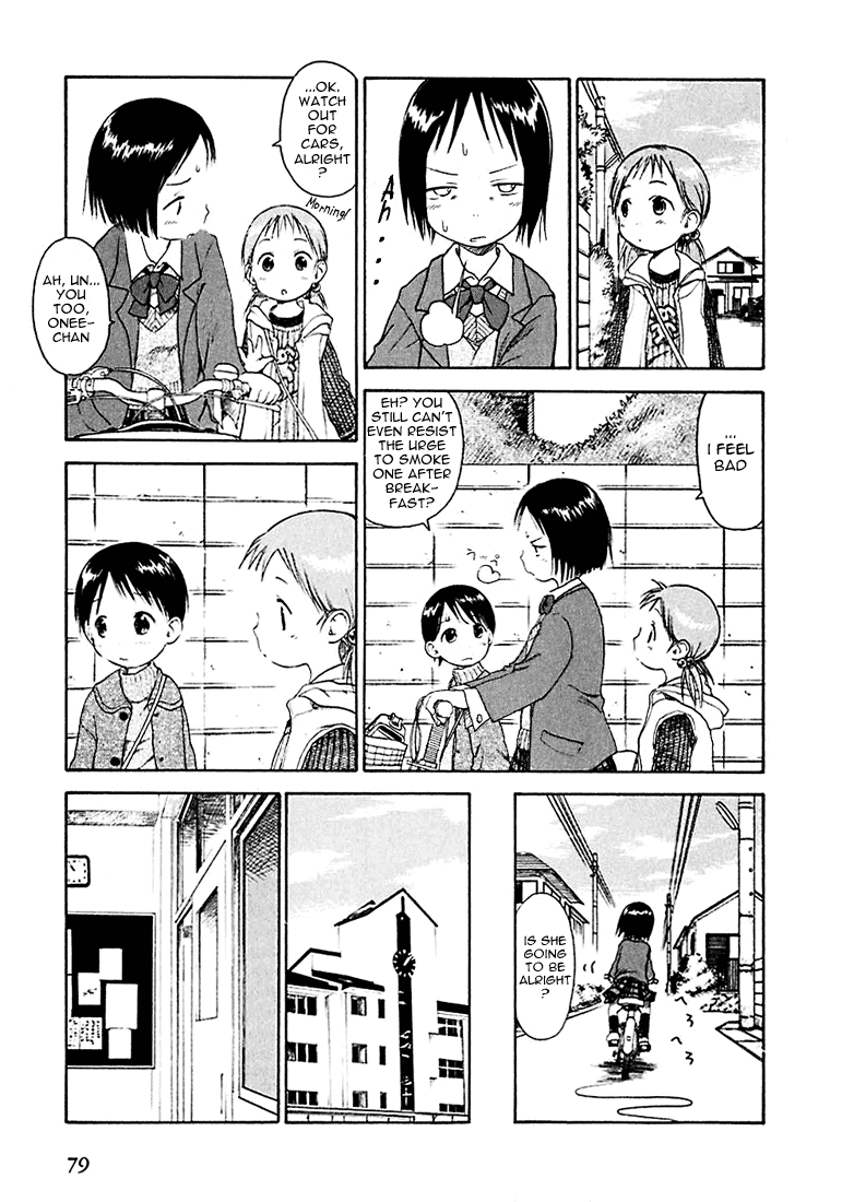 Ichigo Mashimaro Chapter 5 page 9 - Chapter 5: Giving Up Smoking