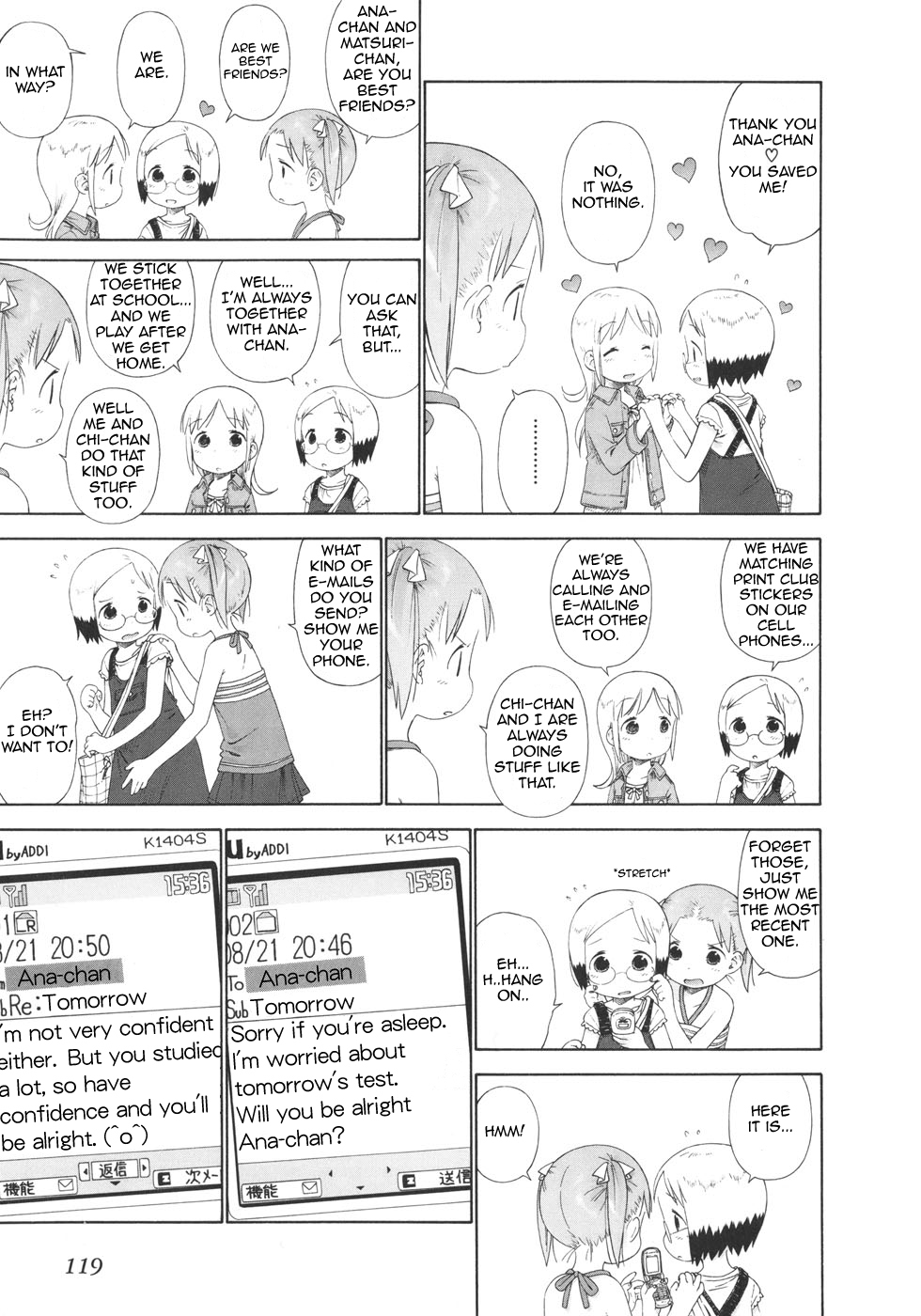 Ichigo Mashimaro Chapter 50 page 7 - Chapter 50: Friends or Lovers