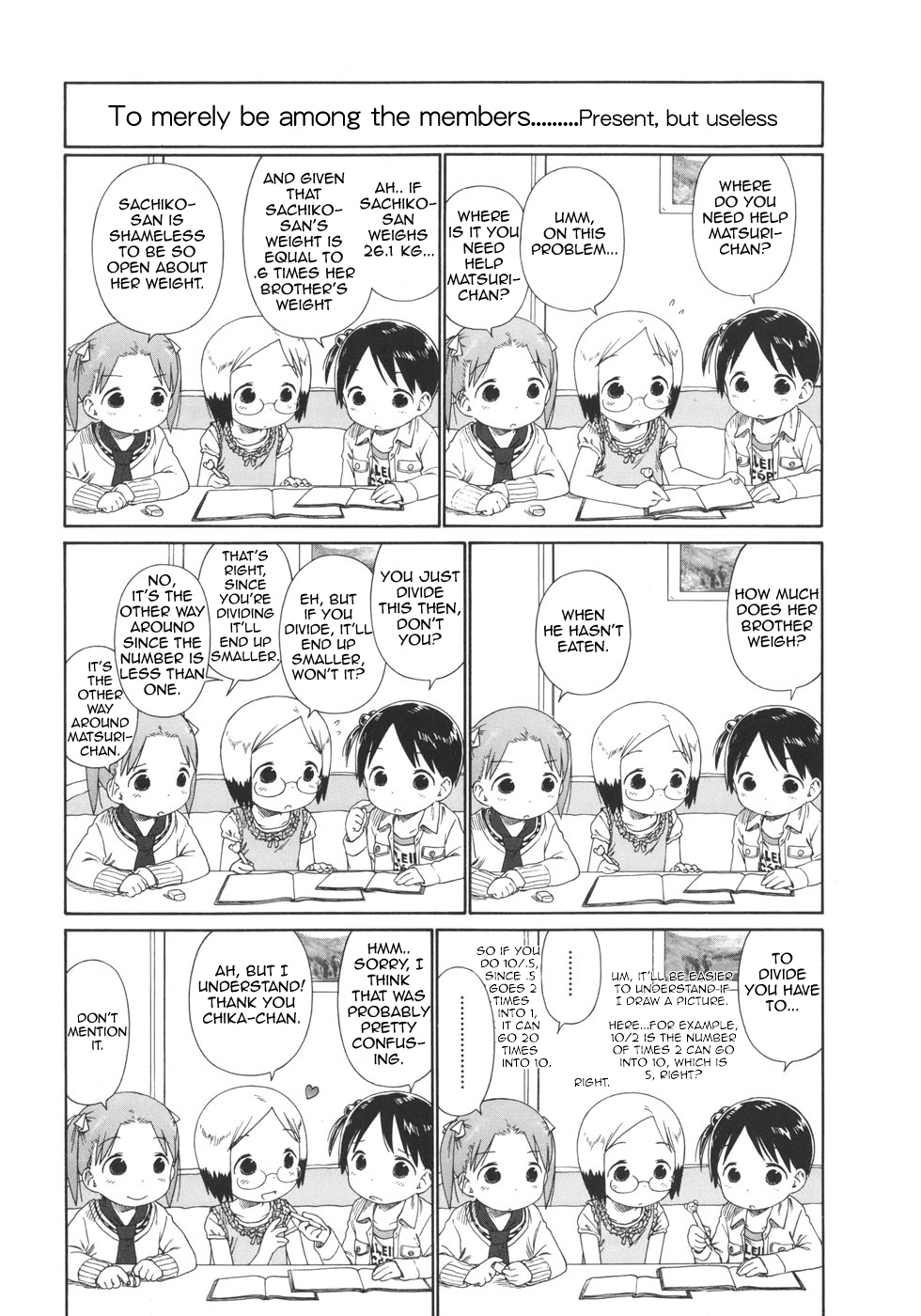 Ichigo Mashimaro Chapter 51 page 3 - Chapter 51: Proverbs