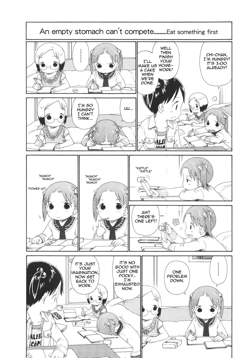 Ichigo Mashimaro Chapter 51 page 4 - Chapter 51: Proverbs